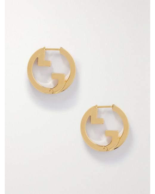 Gucci Metallic Blondie-Tone Earrings