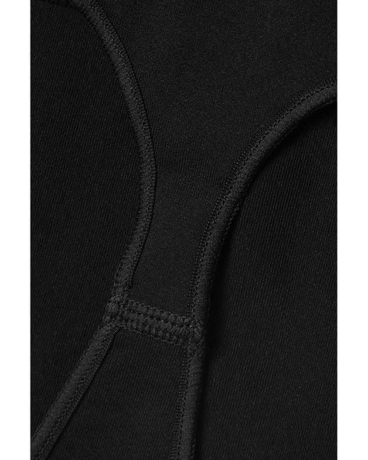 Spanx Black Ecocare String Aus Stretch-Material