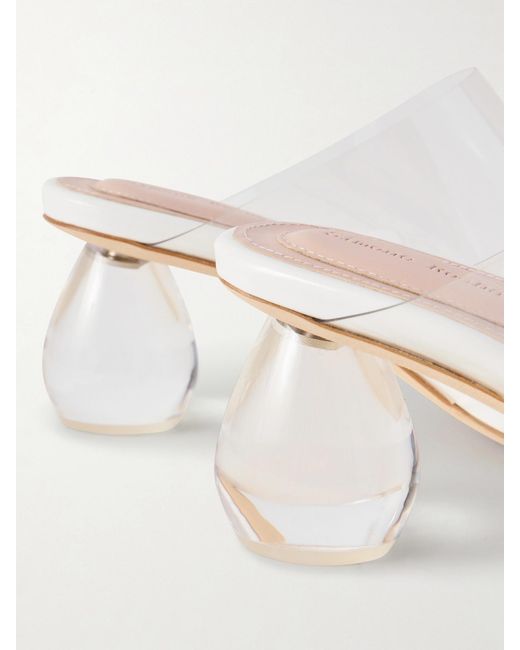 Simone Rocha Natural Vinyl Mules