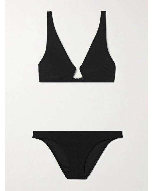 Zimmermann Black Rhiannon Cutout Bikini