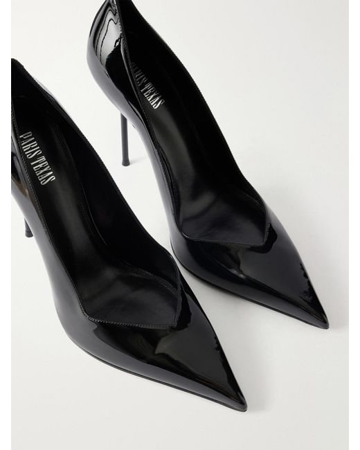 Paris Texas Black Lidia 105 Patent-Leather Pumps