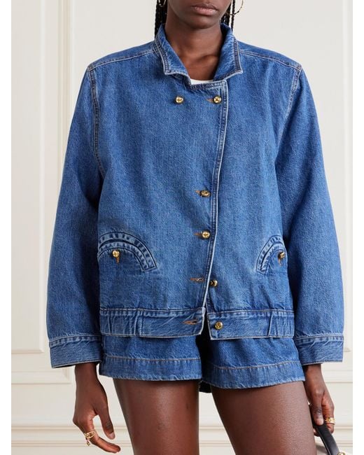 Blazé Milano Blue Nariida Maya Oversized Denim Jacket