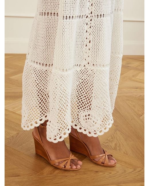 Aquazzura Brown Tati 85 Leather Sandals