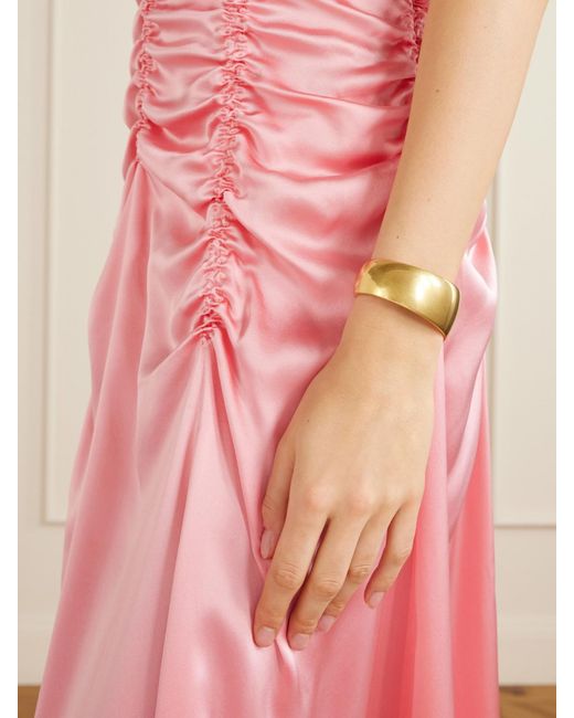 Khaite Natural Keefe-Plated Bracelet