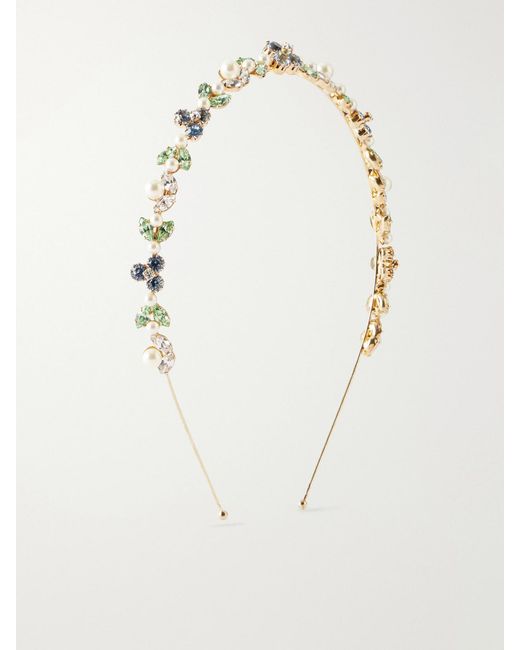Jennifer Behr White Vivienne Headband