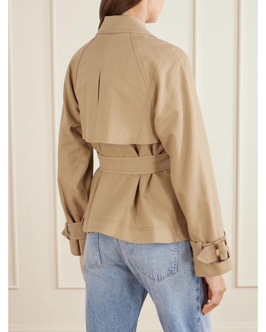 Veronica Beard Natural Lazaro Dickey Twill Jacket
