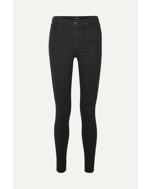 J Brand Photo Ready Maria High rise Skinny Jeans in Black Lyst UK