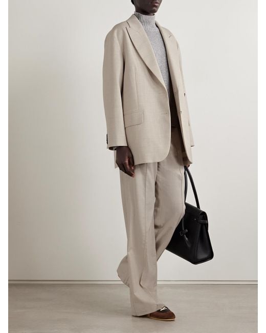 Tibi Natural Liam Woven Blazer