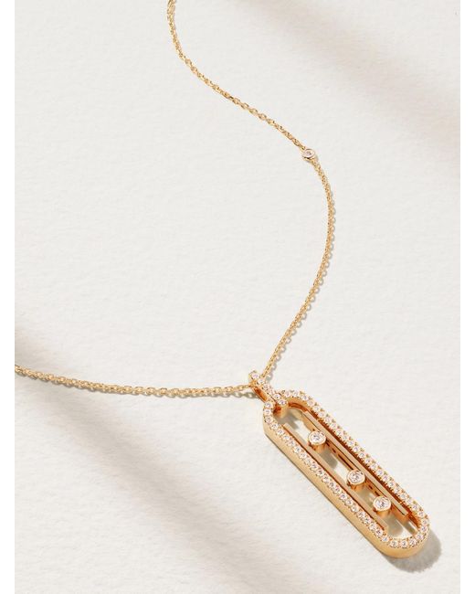 Messika Natural Move 10Th Kette Aus 18 Karat Mit Diamanten