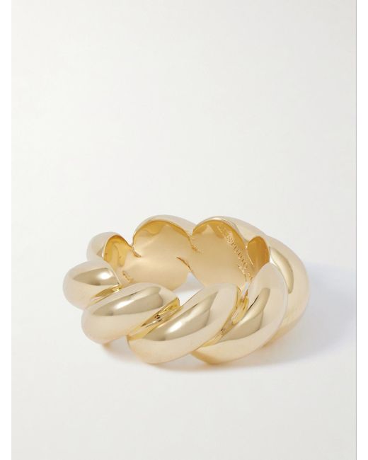 LIE STUDIO Natural The Christine-Plated Ring