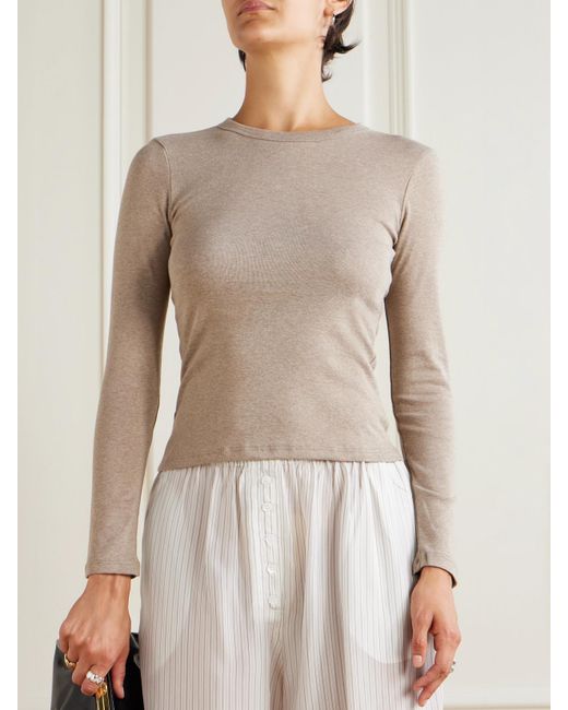 Leset Natural Nando Oberteil Aus Baumwoll-Jersey