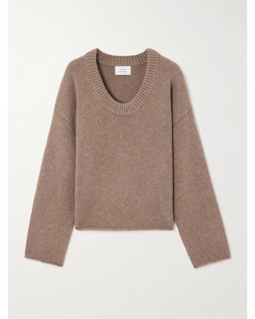 Loulou de Saison Natural Derry Oversized Cashmere Sweater