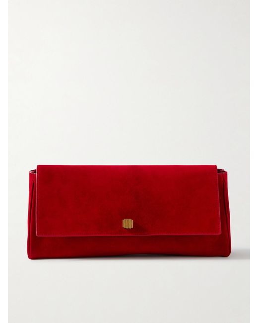 Pochette En Daim Audrey Khaite en coloris Red