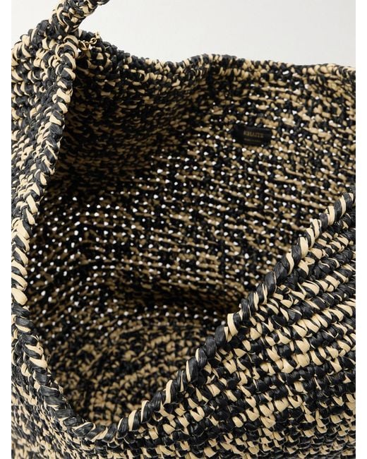 Khaite Multicolor Lotus Medium Two-Tone Woven Tote