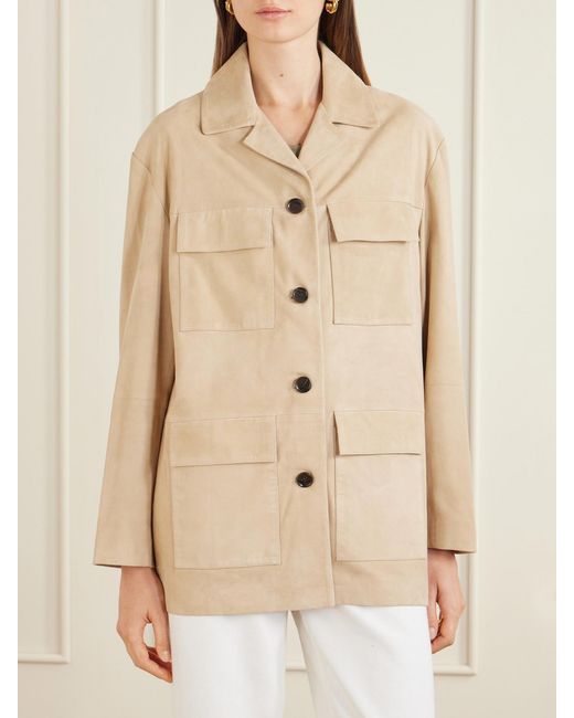 Arma Natural Sendy Suede Jacket