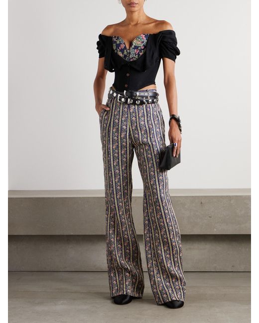 Vivienne Westwood Black Bea Oberteil Aus Baumwolle Mit Print