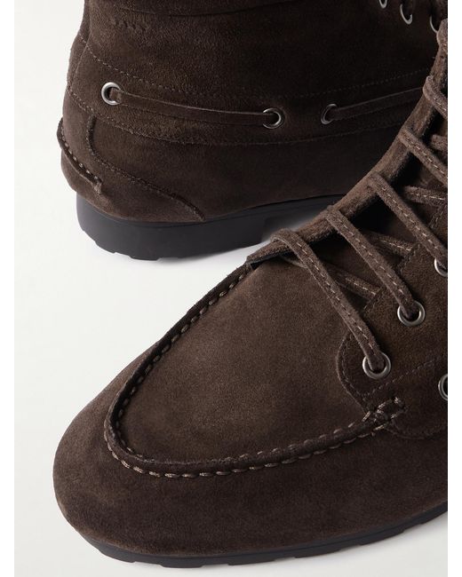 Bally Black Paphos Suede Ankle Boots