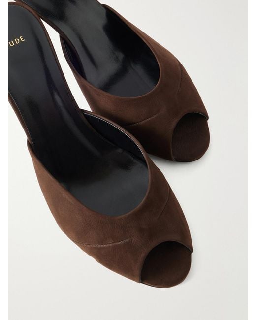 Jude Natural Cave 65 Suede Mules