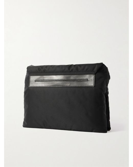 Proenza Schouler Black City Padded Leather-Trimmed Shell Shoulder Bag