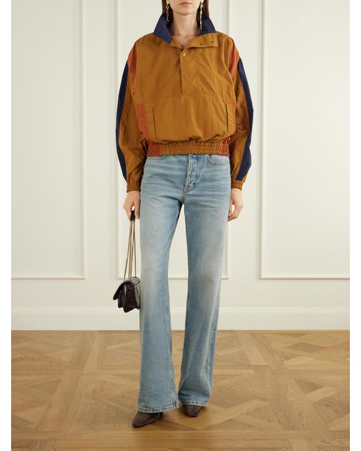 Saint Laurent Brown Jill 95 Suede Ankle Boots