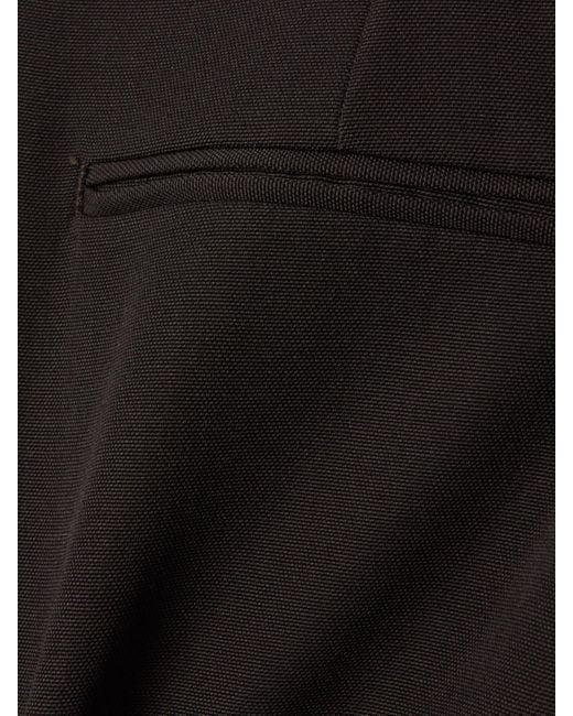 Alexander McQueen Black Wool Tapered Pants