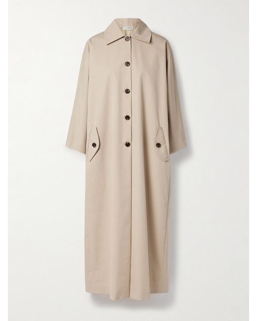 Kallmeyer Natural Tavi Trenchcoat Aus Twill Aus Einer Baumwollmischung Mit Falten