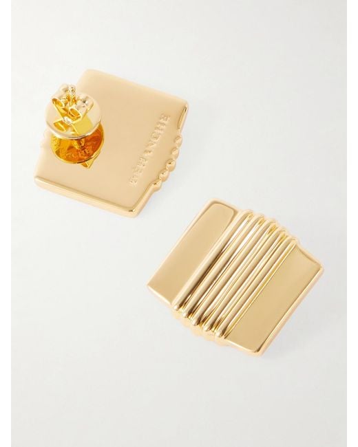 DEHANCHE White Elysées-Toned Earring