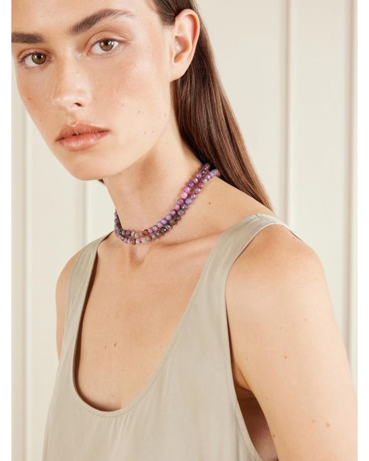 JIA JIA Pink Double 14-Karat Ruby Necklace