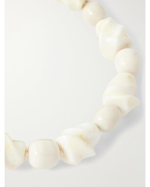 Lizzie Fortunato Natural Salamanca-Tone Porcelain Beaded Choker