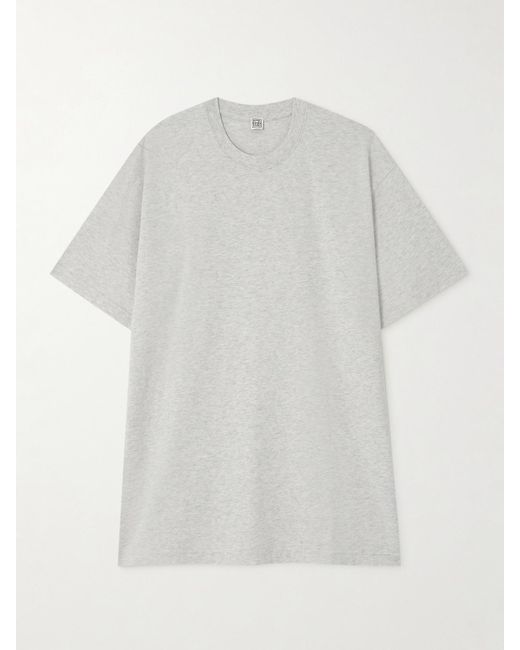 Totême White Organic Cotton-Jersey T-Shirt