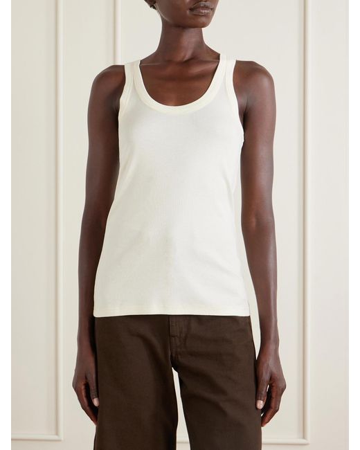Lemaire Natural Cotton-Jersey Tank