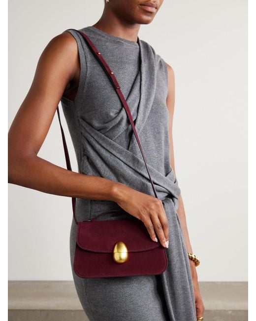 Neous Purple Phoenix 1.0 Suede Shoulder Bag