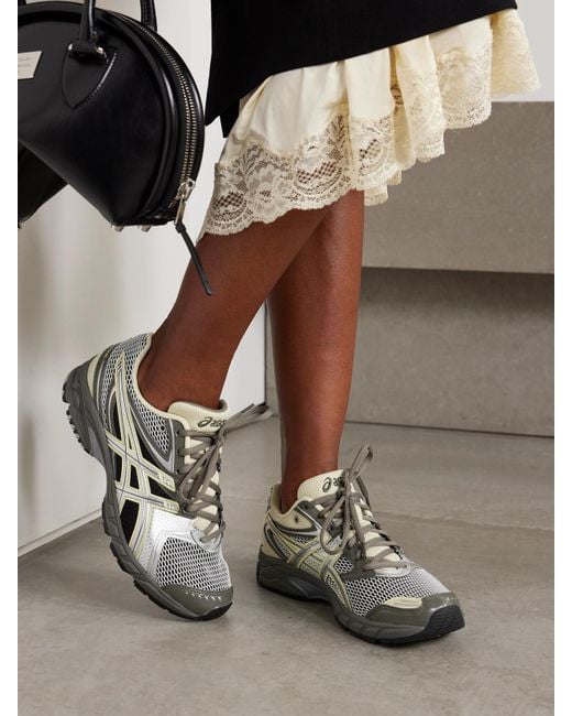 Asics Gray Gel-Ds Trainer 14 Sneakers Aus Mesh Mit Gummibesätzen