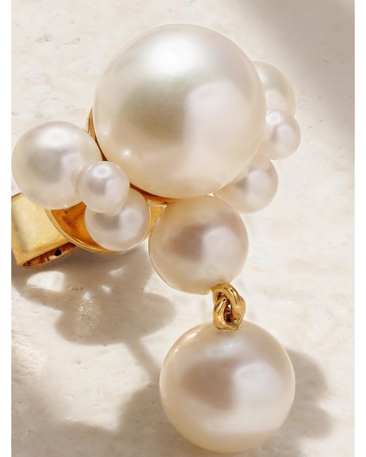 Sophie Bille Brahe Natural Grande Chambre De Perle 14-Karat Pearl Single Earring