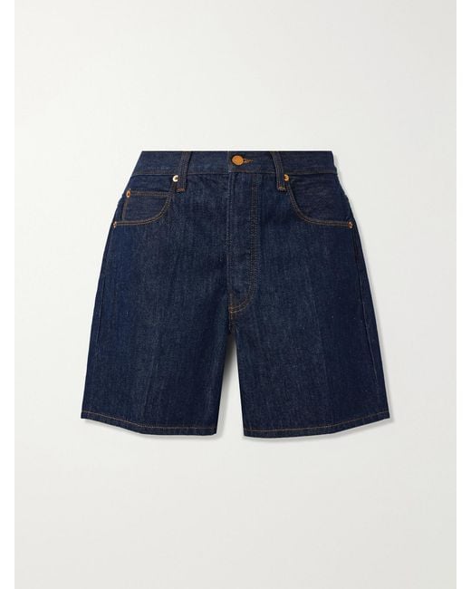 Jamie Haller Blue The Tailor Denim Shorts