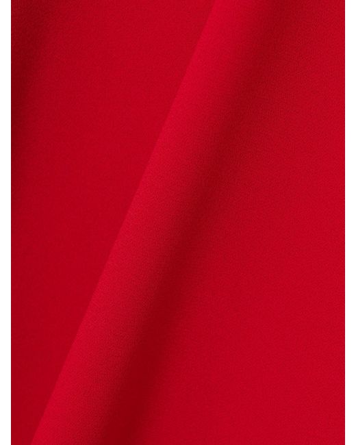 Givenchy Red Crepe Gown
