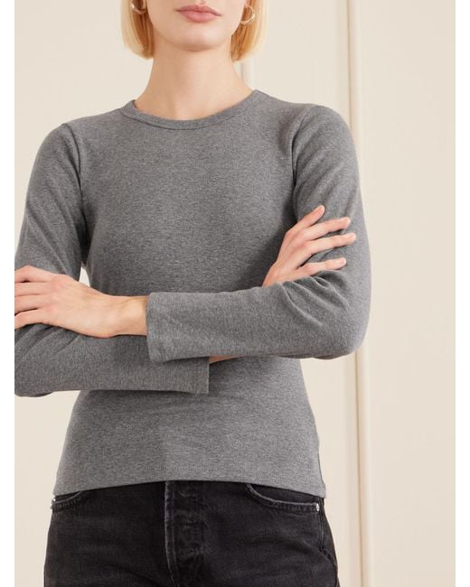 Haut En Jersey De Coton Nando Leset en coloris Gray