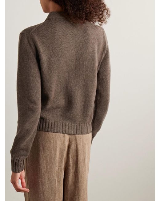 Loro Piana Brown Parksville Cashmere Jacket