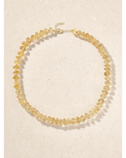 JIA JIA Natural 14-Karat Citrine Necklace