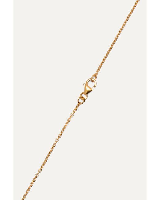Pacharee Natural Alphabet-Plated Pearl Necklace