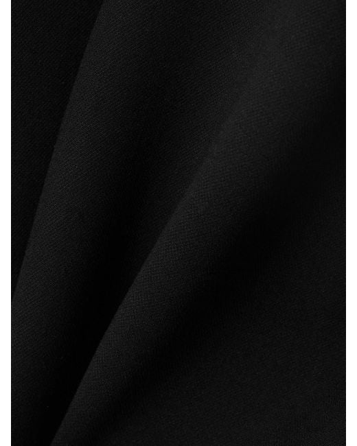 Jacquemus Black The Ovalo Pleated Crepe Pants