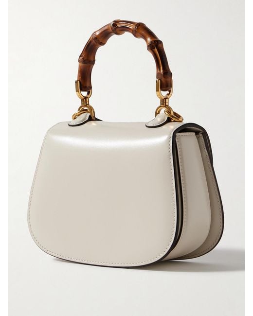 Gucci Natural Bamboo 1947 Small Leather Tote