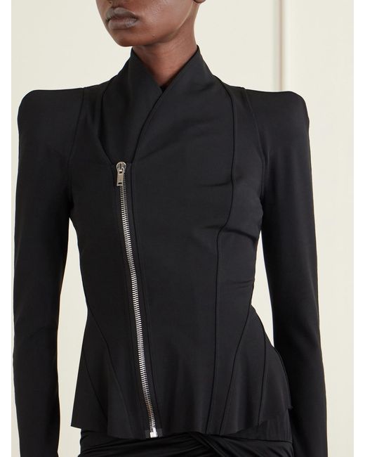 Rick Owens Blue Princess Jersey Jacket