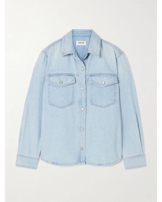 Agolde Blue Rina Jeanshemd