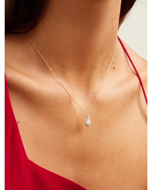 Collier En Or 14 Carats (585/1000) Et Diamants STONE AND STRAND en coloris Natural