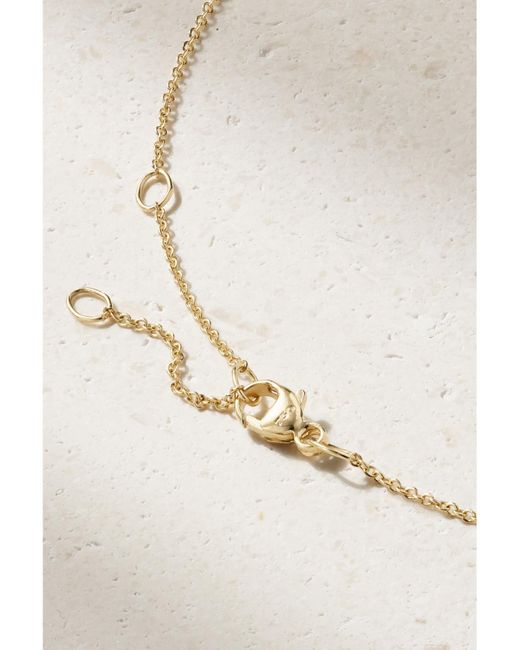 David Yurman Natural Petite Châtelaine 18-Karat, And Diamond Necklace