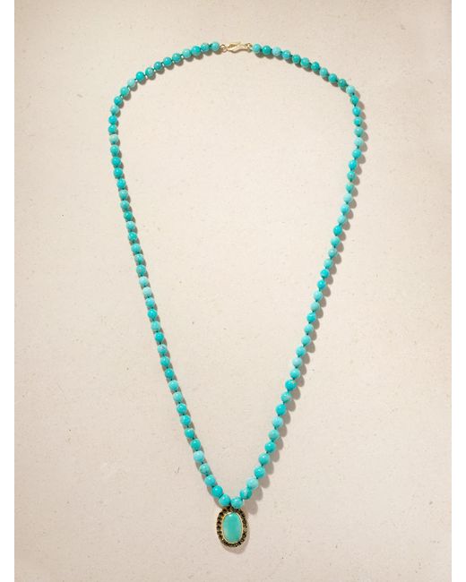 Ileana Makri Green 18-Karat, And Diamond Necklace