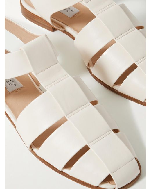 Gabriela Hearst Natural Lynn Leather Sandals