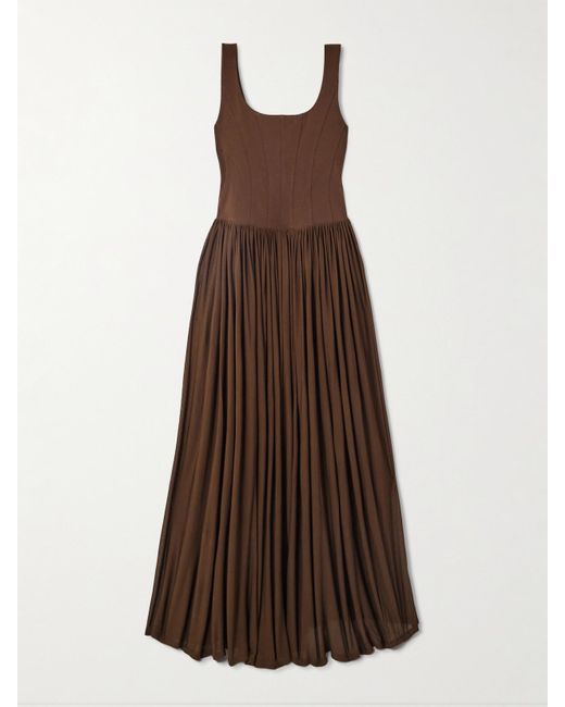 Jonathan Simkhai Brown Jamie Midikleid Aus Jersey