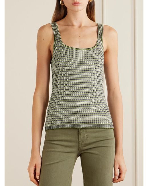 Veronica Beard Gray Sandra Knitted Tank